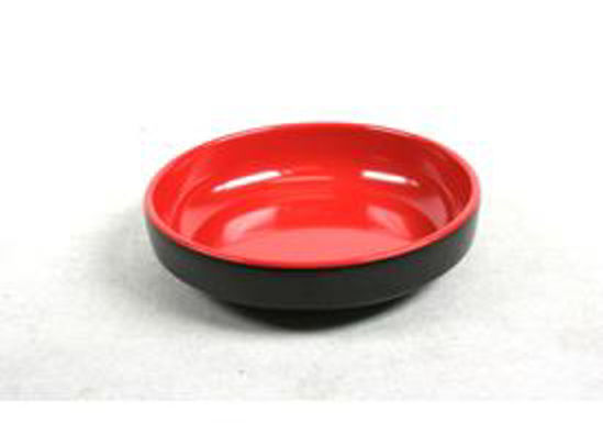 Picture of Melamin red R.D. PLATE #4 (11.5cm)(12)